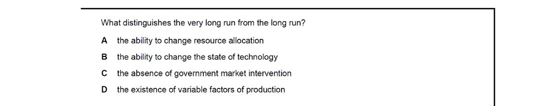 CIE 9708 Economics multiple-choice question on Economic Methodology (image 6)